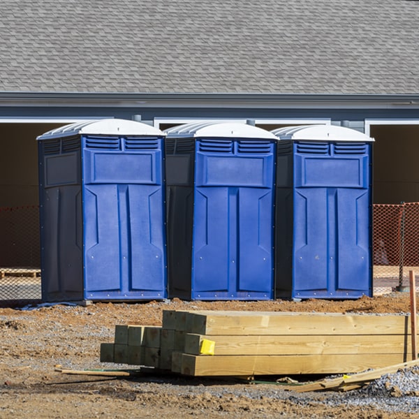 are there any restrictions on where i can place the porta potties during my rental period in Sabula